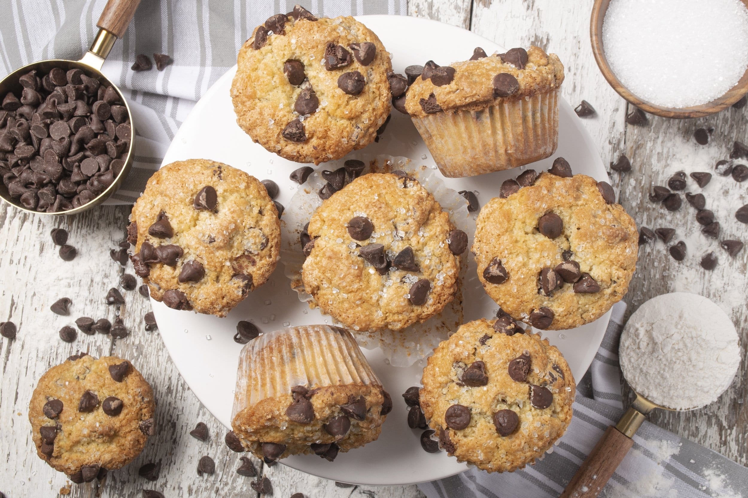 Le rituel de préparation pour des muffins au gonflant incomparable