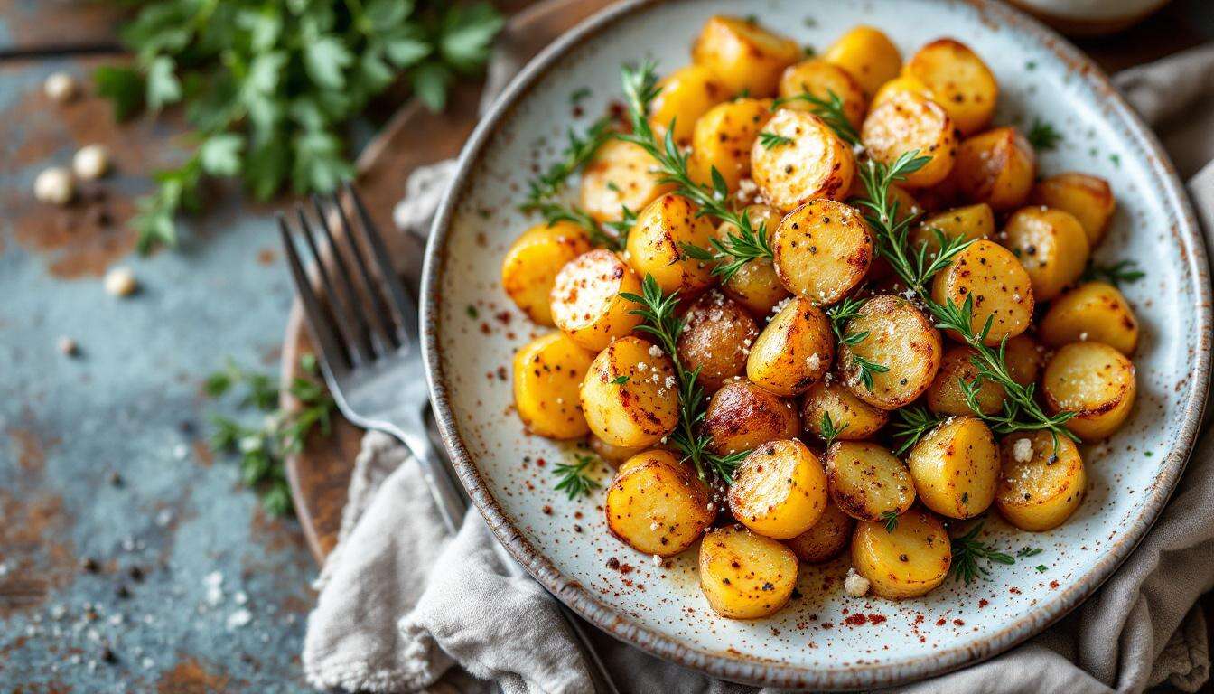 « Julie Andrieu dévoile enfin son astuce pour des pommes de terre sautées parfaites (adieu le gras !) »