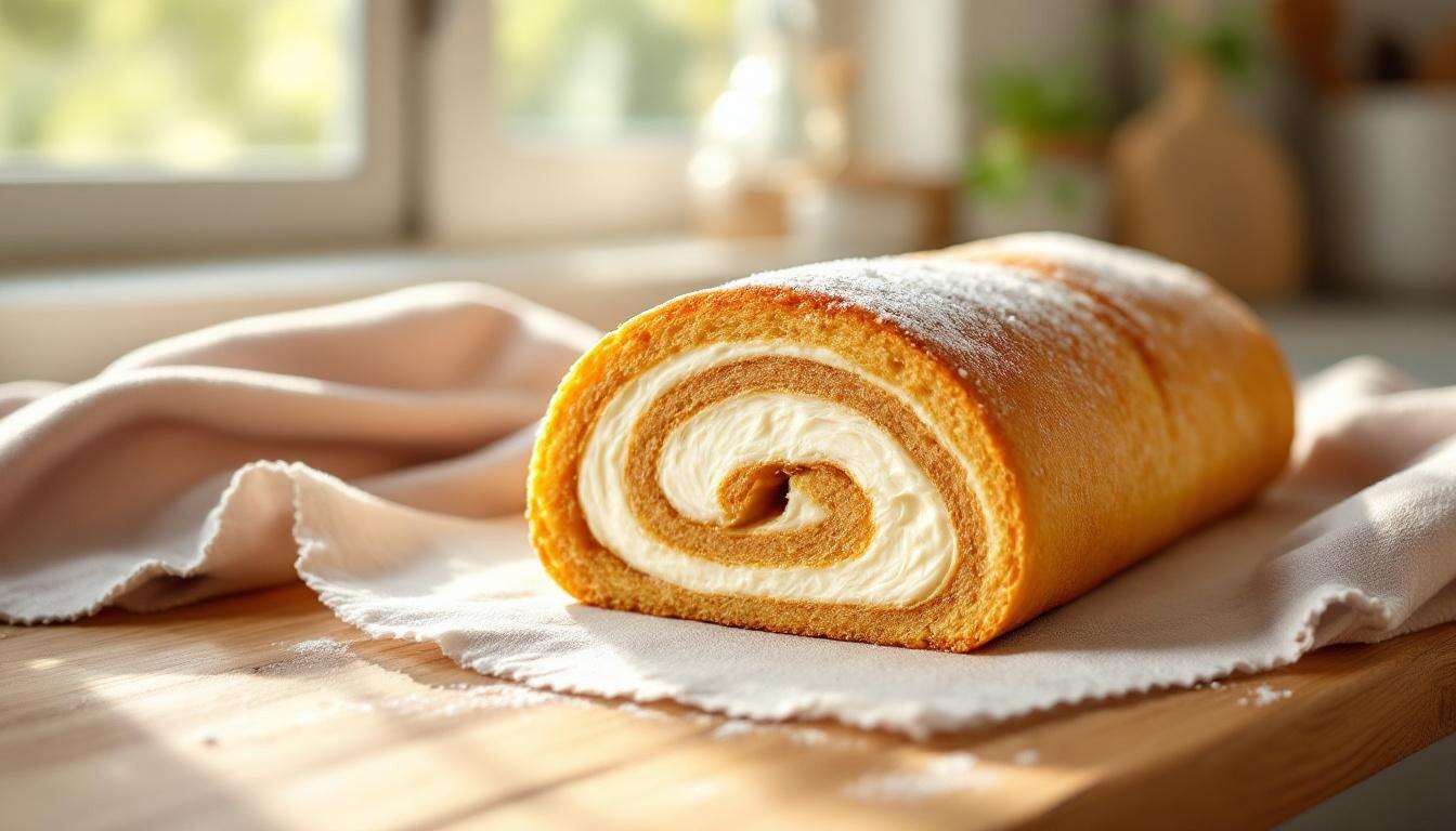 « "Je n'en reviens pas" : j'ai testé l'astuce du torchon pour mon gâteau roulé et c'est magique »