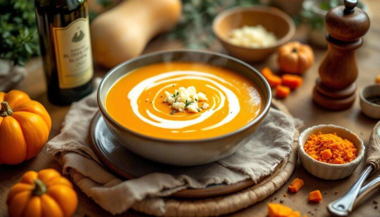 « Froid glacial ? Ce velouté de butternut au chèvre va vous réchauffer immédiatement »
