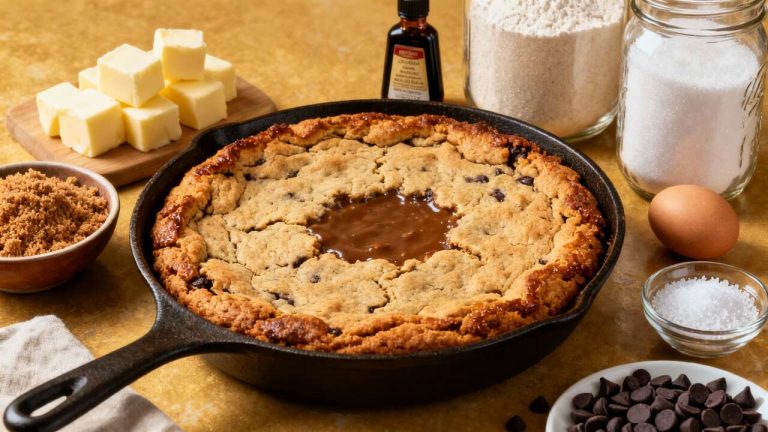 « Attention : ce cookie géant à la poêle va devenir votre nouvelle obsession »