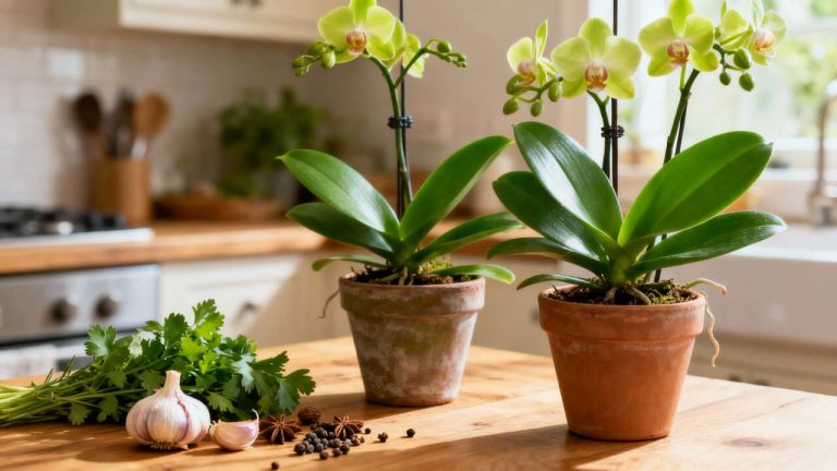 « Orchidées qui ne fleurissent pas ? L&rsquo;ingrédient de cuisine qui va les booster immédiatement »