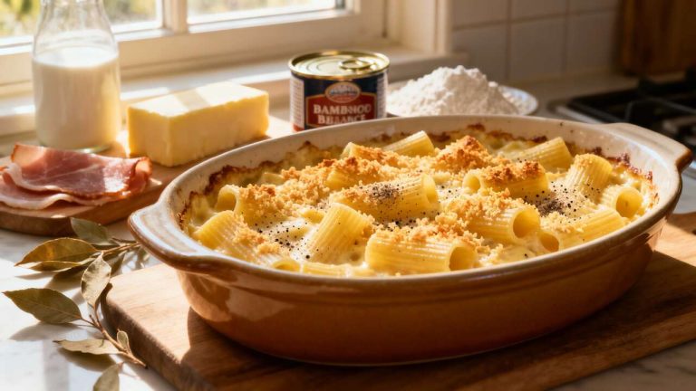 « J’ai testé la recette secrète de Julie Andrieu : son gratin de pâtes détrône toutes les versions classiques »
