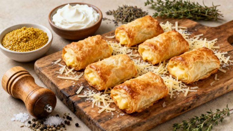 « Prêts en 10 min : ces roulés feuilletés au fromage font un carton à l&rsquo;apéro »