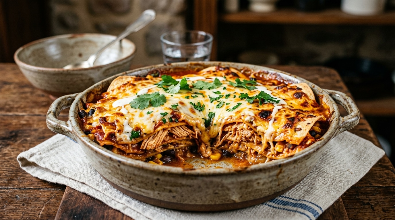 J’ai empilé mon reste de poulet du dimanche entre des tortillas juste par flemme : depuis, le lundi soir est devenu le repas préféré de mes enfants