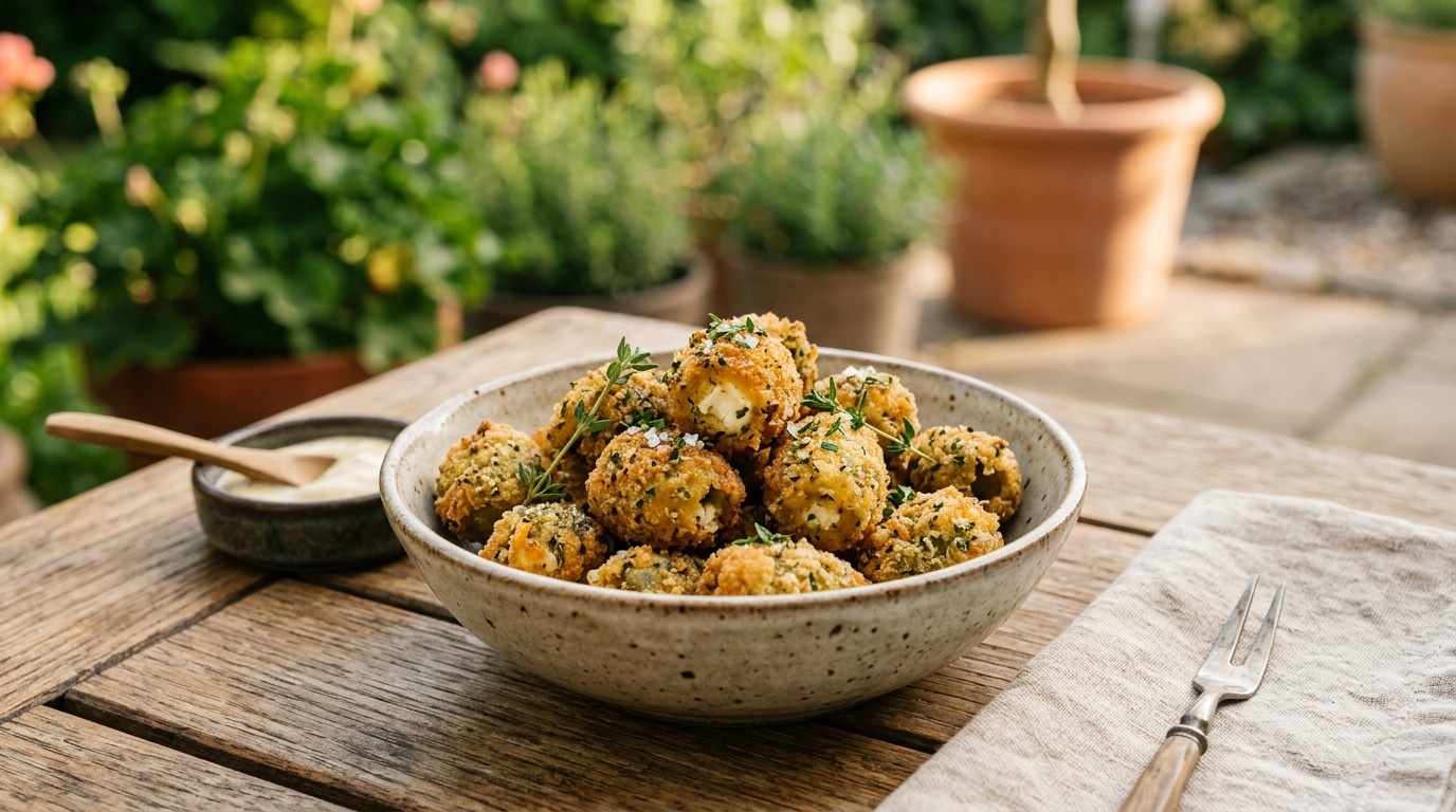 J’ai remplacé le saucisson par des olives farcies à la feta pour l’apéro : la recette m’a été réclamée trois fois