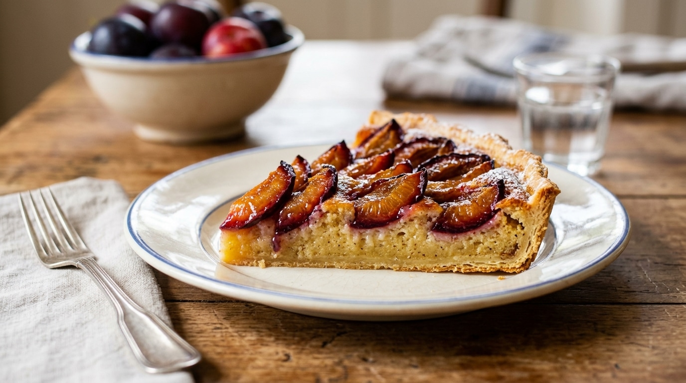 J&rsquo;ai testé la tarte aux prunes de fin d&rsquo;été : « la couche cachée sous les fruits change absolument tout »