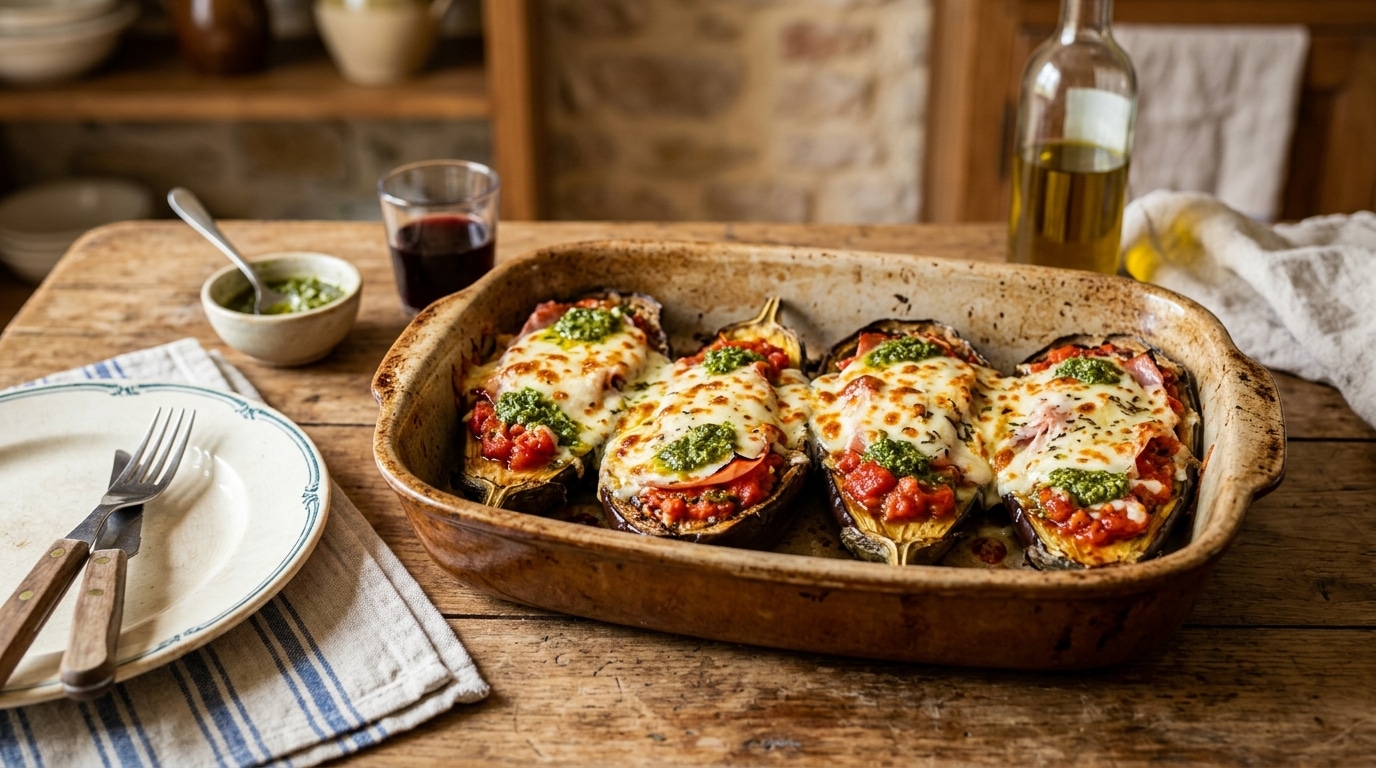 Mon voisin glisse toujours du jambon sous la mozzarella de ses aubergines au four et ce n’est pas un hasard