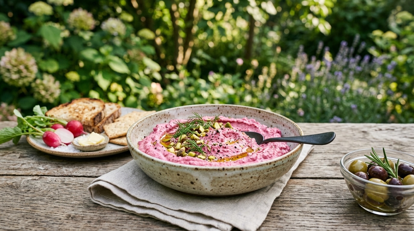 « On me demande la recette à chaque apéro » : cette tartinade rose est prête en 10 minutes avec 4 ingrédients
