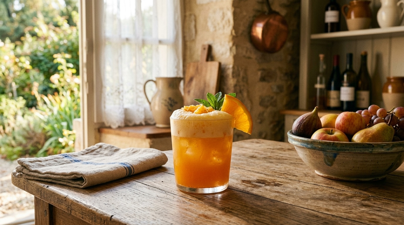Un jour, un cocktail : Garibaldi vitaminé de rentrée, je le ratais à cause d&rsquo;un détail dans mon verre