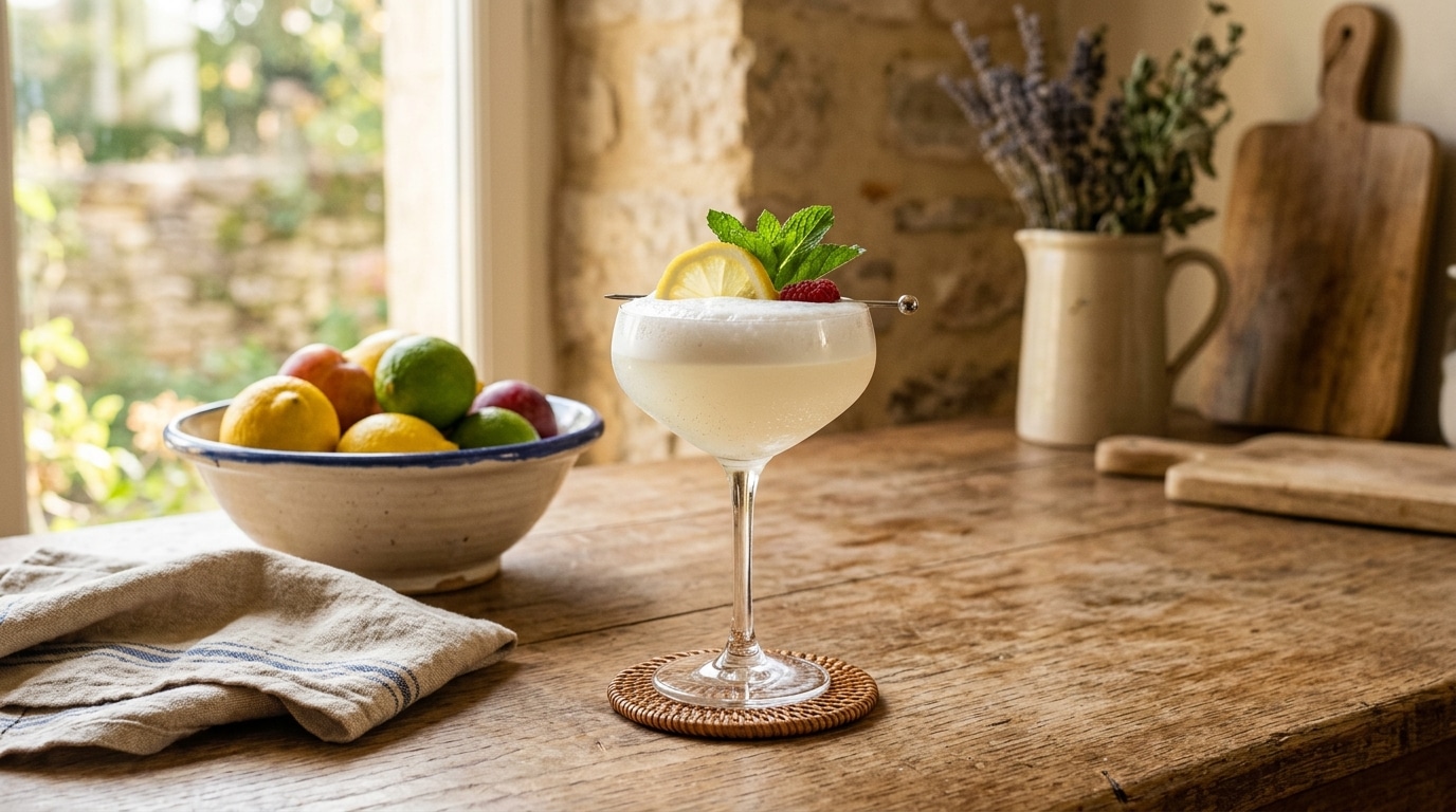 Un jour, un cocktail : Gin Fizz vitaminé de rentrée, les barmen évitent tous ce geste que l&rsquo;on fait avec le citron