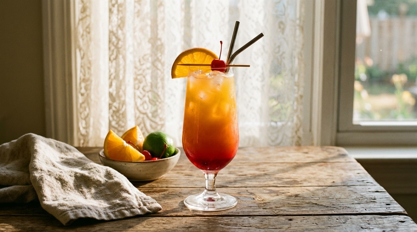 Un jour, un cocktail : Tequila Sunrise vitaminé, les deux gestes qui ruinent le dégradé orangé