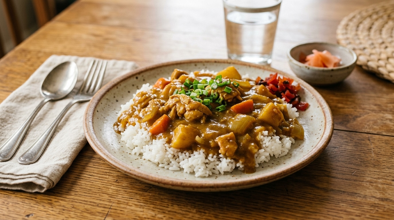 J’ai testé le curry japonais au poulet un mardi soir de flemme : « personne n’a touché au pain »