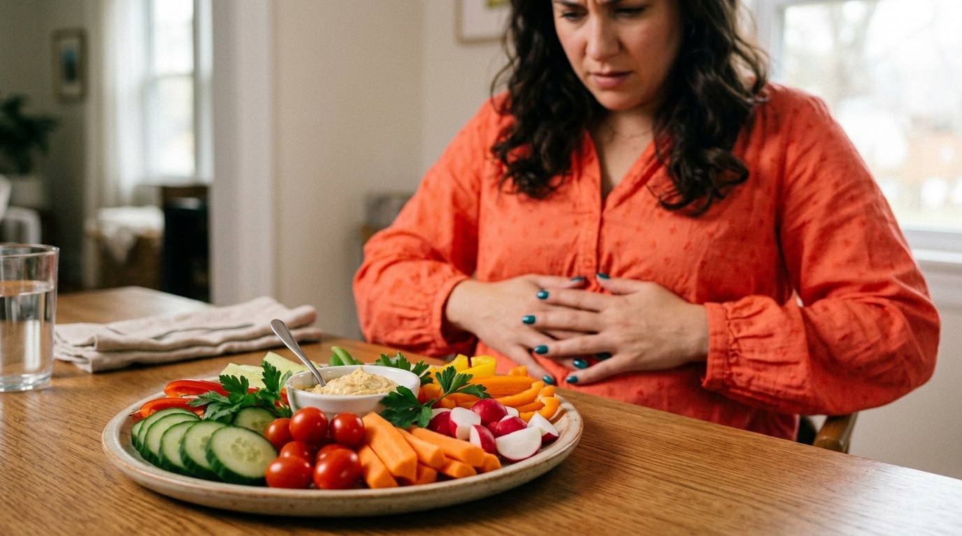Je mangeais des crudités tous les midis en me tordant de ventre : le jour où j&rsquo;ai changé ma façon de les manger, tout s&rsquo;est calmé