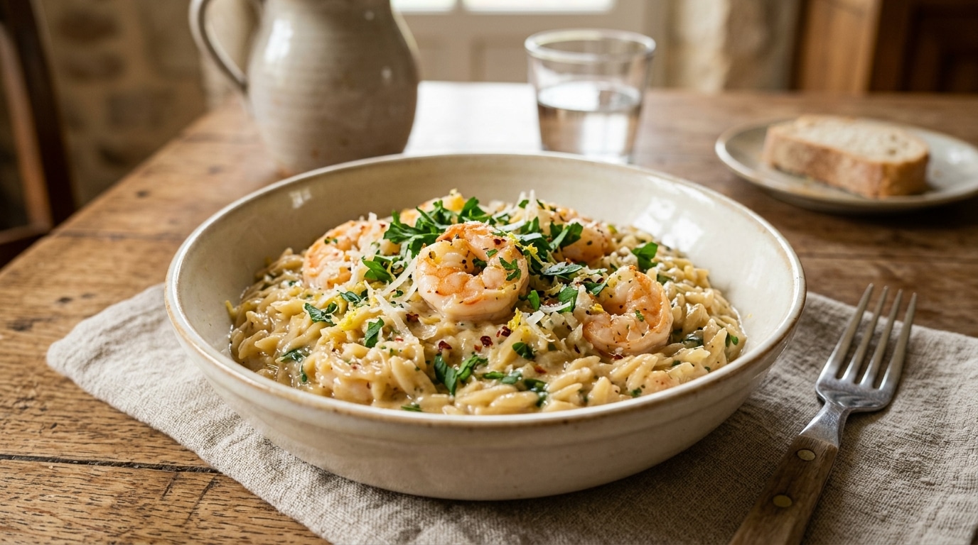Ma grand-mère ne cuisait jamais son orzo comme de simples pâtes et ce n’est pas un caprice : regardez cette texture