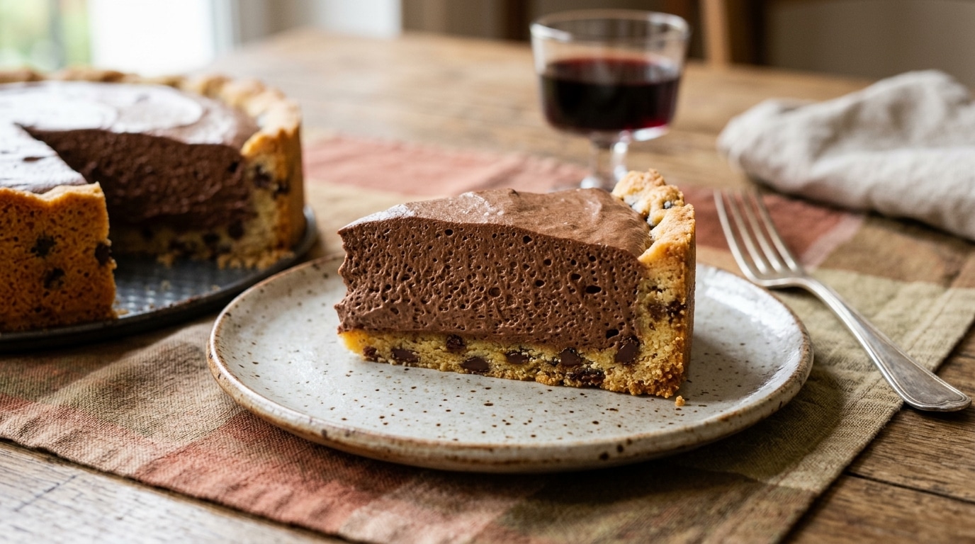 Ma tante prépare toujours cette tarte au chocolat la veille au soir et ce n’est pas pour gagner du temps