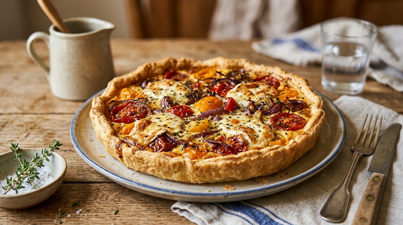 Ma voisine glisse toujours un petit fromage du Lot dans sa tarte aux tomates et ce n&rsquo;est pas pour le goût