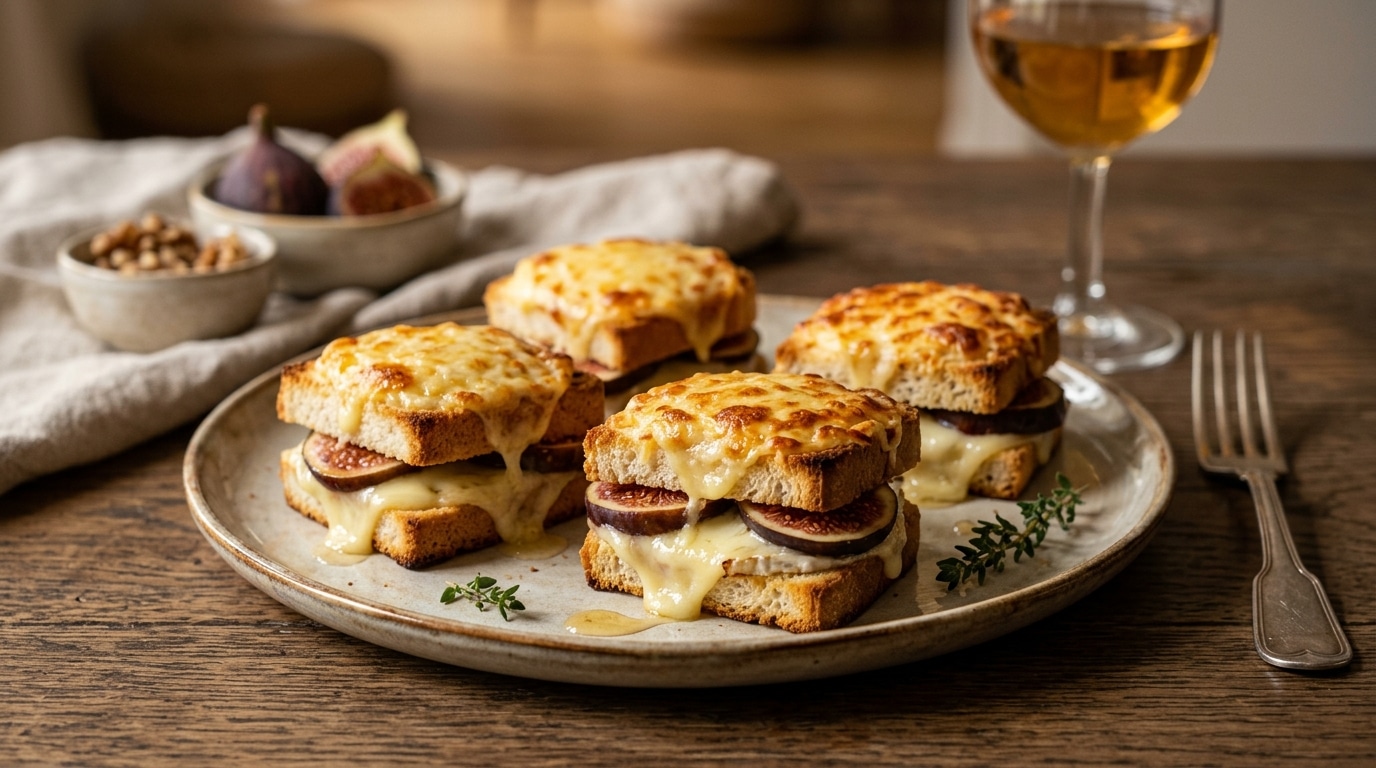 Mon père détestait le chèvre : le jour où il a goûté ces mini croques aux figues, il m’a demandé ce que j’avais mis dessus